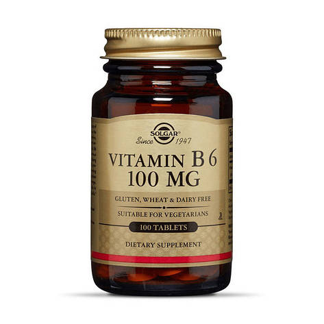 Vitamin B6 100 mg (100 tab), фото 1