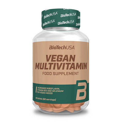 BioTech Vegan Multivitamin (60 tab), фото 1