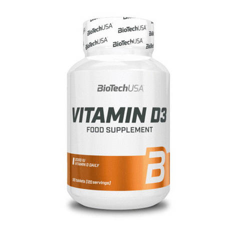 Vitamin D3 2000 IU (120 tabs), фото 1