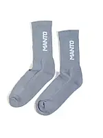 Носки MANTO socks LOGOTYPE 23 gray