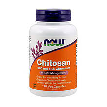 NOW Chitosan 500 mg plus Chromium (120 veg caps)