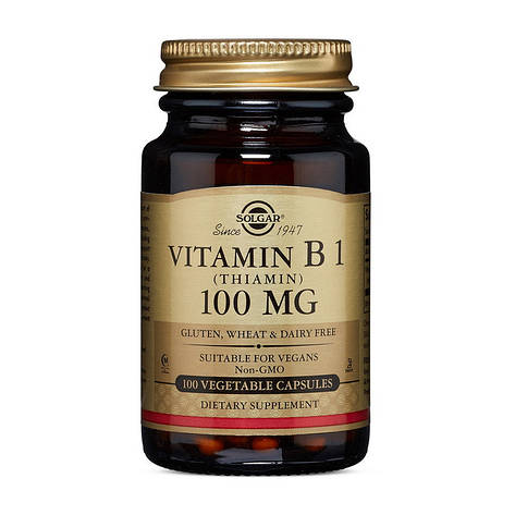 Vitamin B 1 100 mg (100 veg caps), фото 1