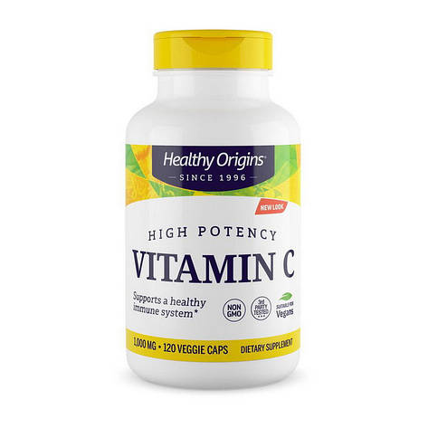 Vitamin C 1000 mg (120 veg caps), фото 1