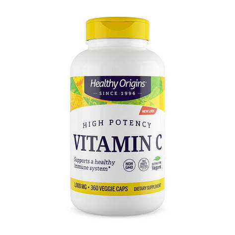 Vitamin C 1000 mg (360 veg caps), фото 1