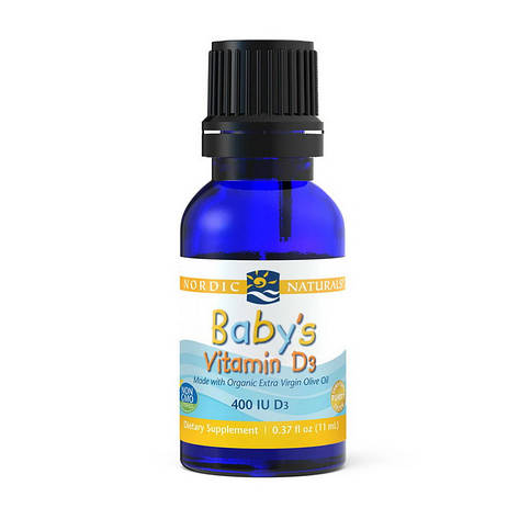 Baby's Vitamin D3 400IU (10 mcg) (11 ml), фото 1