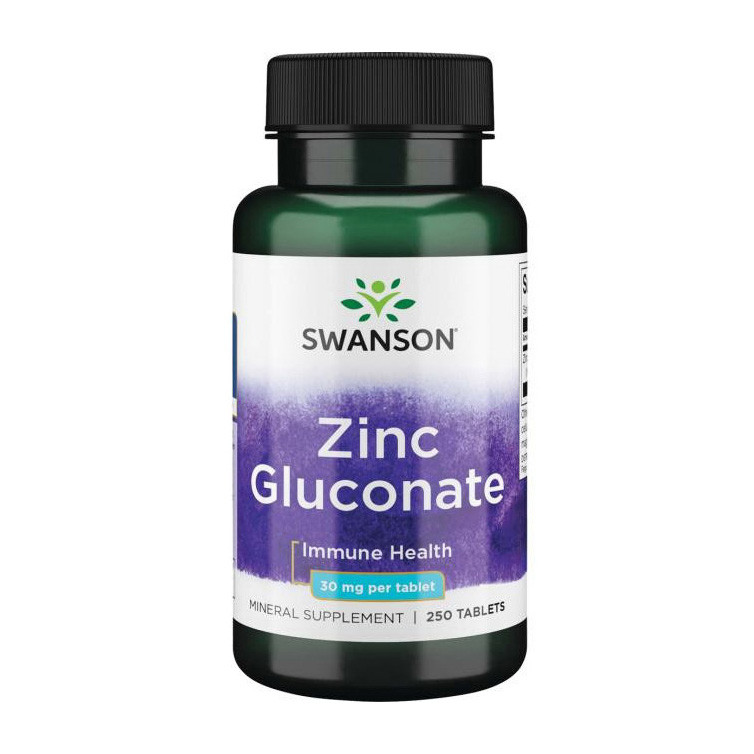 Swanson Zinc Gluconate 30 mg (250 tab)