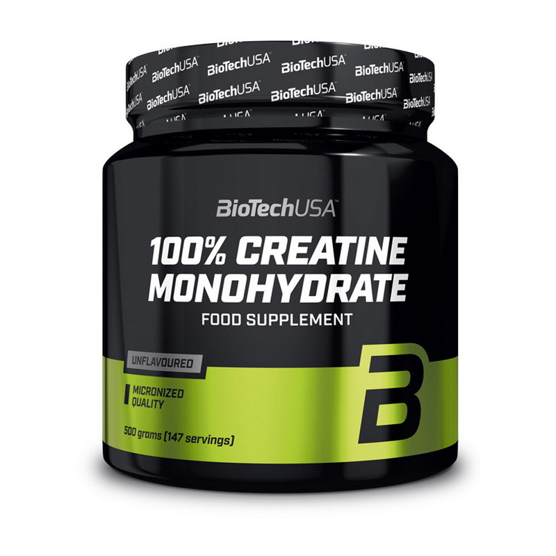 Креатин моногідрат BioTech 100% Creatine Monohydrate 500 g