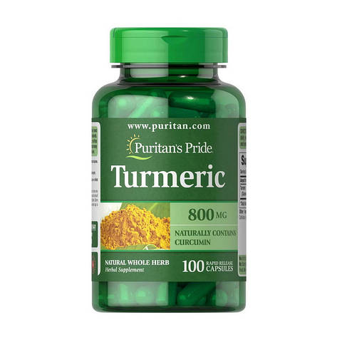 Turmeric 800 mg (100 caps), фото 1
