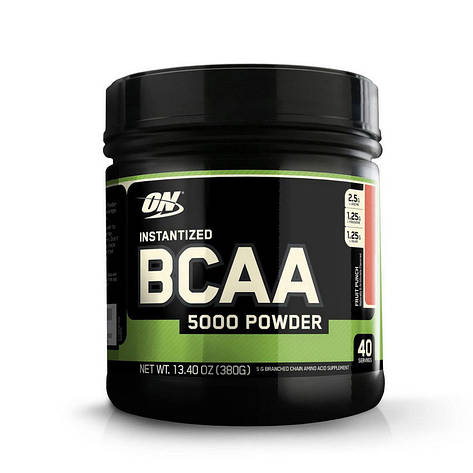 BCAA 5000 powder (380 g, orange), фото 1