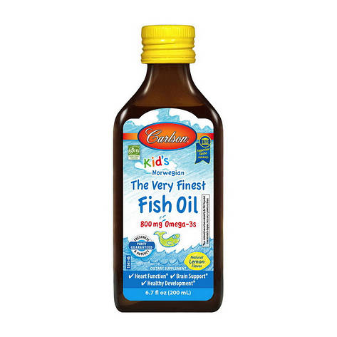 Kid's The Very Finest Fish Oil 800 mg Omega-3s (200 ml, orange), фото 1