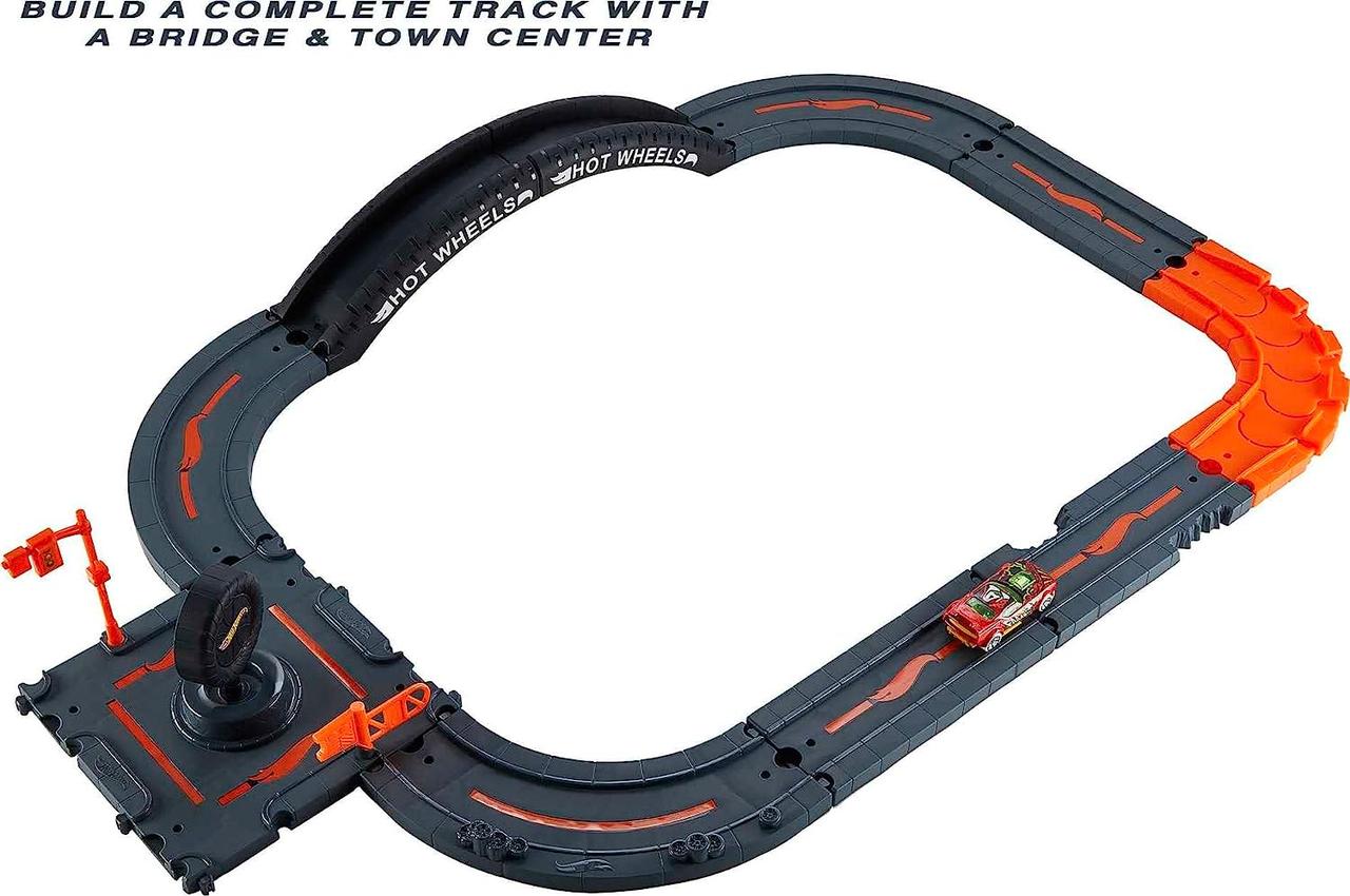 Toy car track set deals