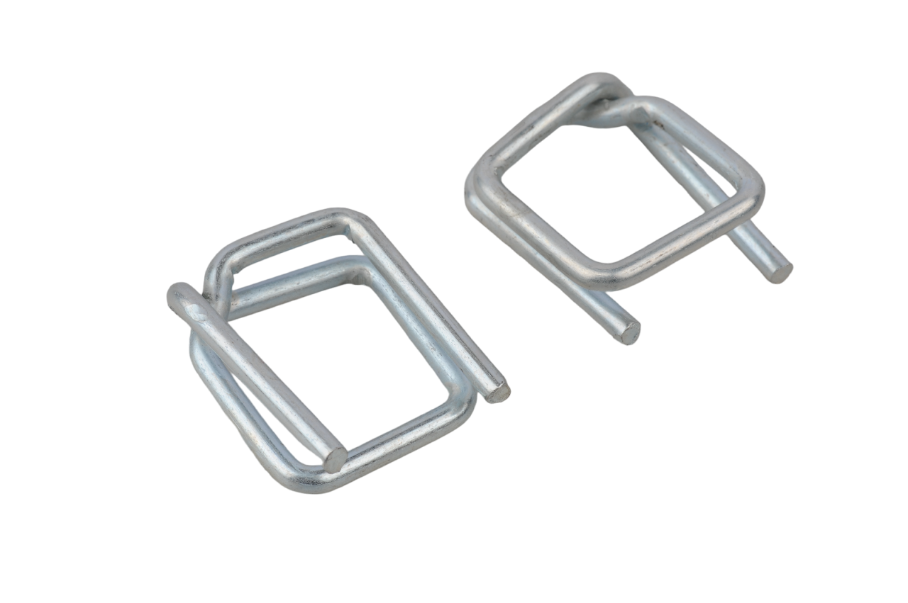 Пряжка No16 оцинкована (1000 шт.), дротяна пакувальна для стрічки ПП та ПЕТ