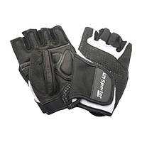 Weightlifting Gloves Black-Grey (M size, Black-Grey)