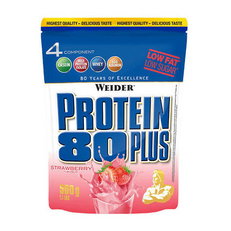 Protein 80 plus (500 g, cappuccino), фото 1
