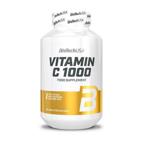 Vitamin C 1000 with citrus bioflavonoids and rose hips (100 tabs), фото 1