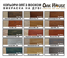 Олія віск Oak house для дерева 100 мл.