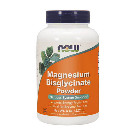 Magnesium Bisglycinate Powder (227 g, pure), фото 1