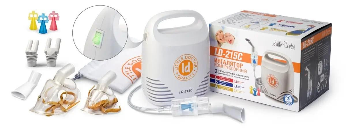 Інгалятор - небулайзер LD - 215 C  компресорний для дітей та дорослих, Сінгапур