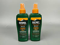 Спрей от комаров REPEL Insect Repellent Sportsmen Max Formula Deet 40% средство от клещей