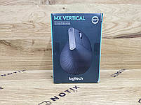 Безпровідна мишка Logitech MX Vertical Advanced Ergonomic, Сіра, 4 кнопки, 4000 DPI (M-R0074) Вживана, фото 8