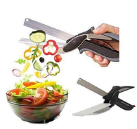 Умный универсальный кухонный нож и кухонные ножницы 2в1 Clever Cutter Frico FRU-008
