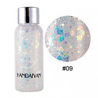 Жидкий глитер для макияжа лица и тела Handaiyan Glitter Body Gel, тон 09, 30 г