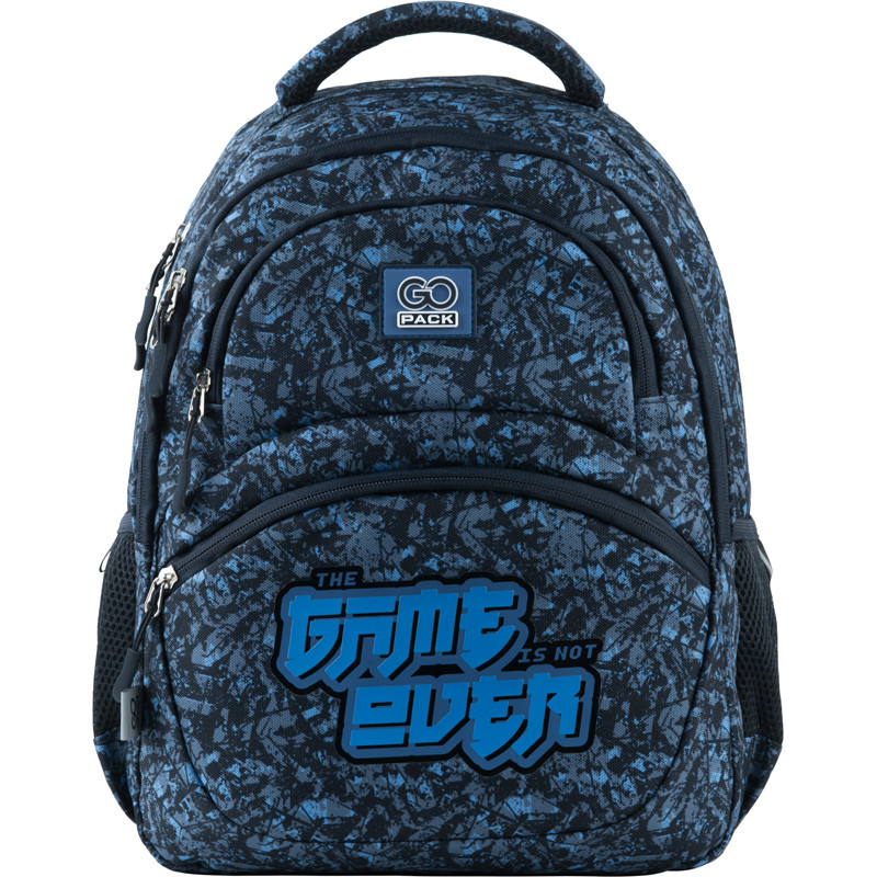 Рюкзак шкільний GoPack 175 Game over GO23-175M-4 580 г 39x29x12 см синій