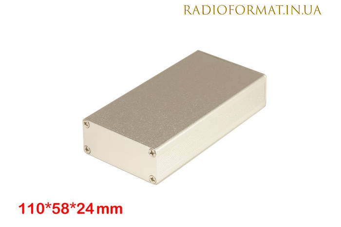 Корпус для электроники алюминиевый 110*58*24 мм., БЕЛЫЙ (ID#1886951787 ...
