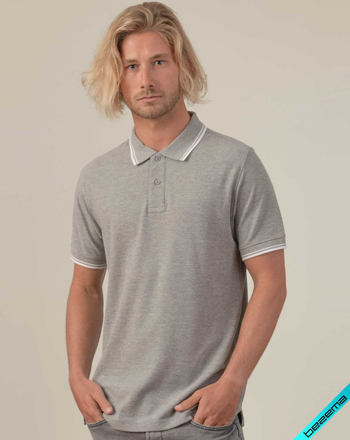 Чоловіча сорочка поло Man Regular Polo JHK PORA210Contrast