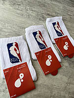 Шкарпетки NBA високі білі Туреччина з логотипом