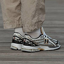 Кросівки New Balance 1906R White Grey Black / Нью Беланс 1906Р Білі з Сірим та Чорним, фото 5