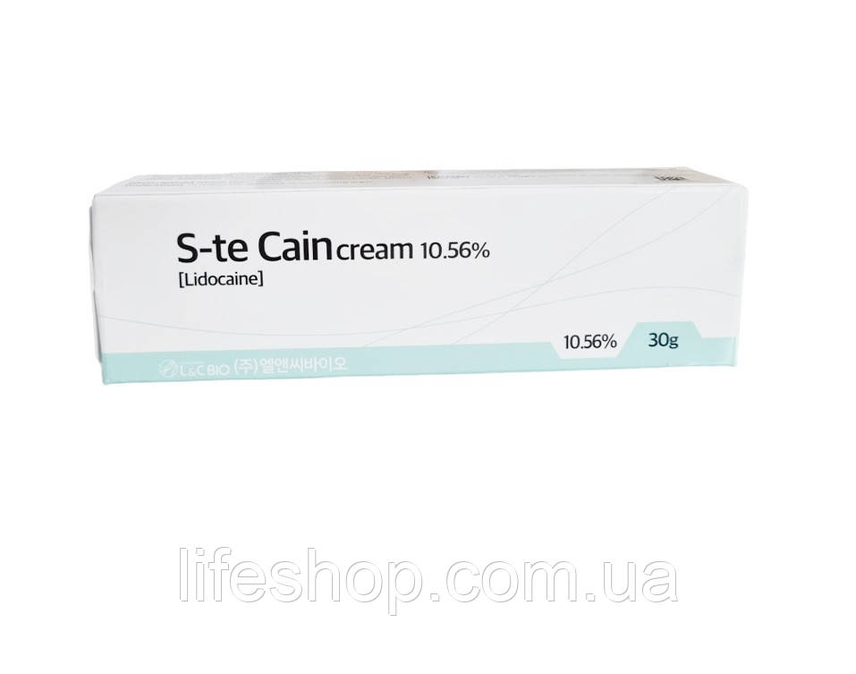 Крем-неснетик з лідокаїном S-te Cain Cream (Корея, Dr.Cain)