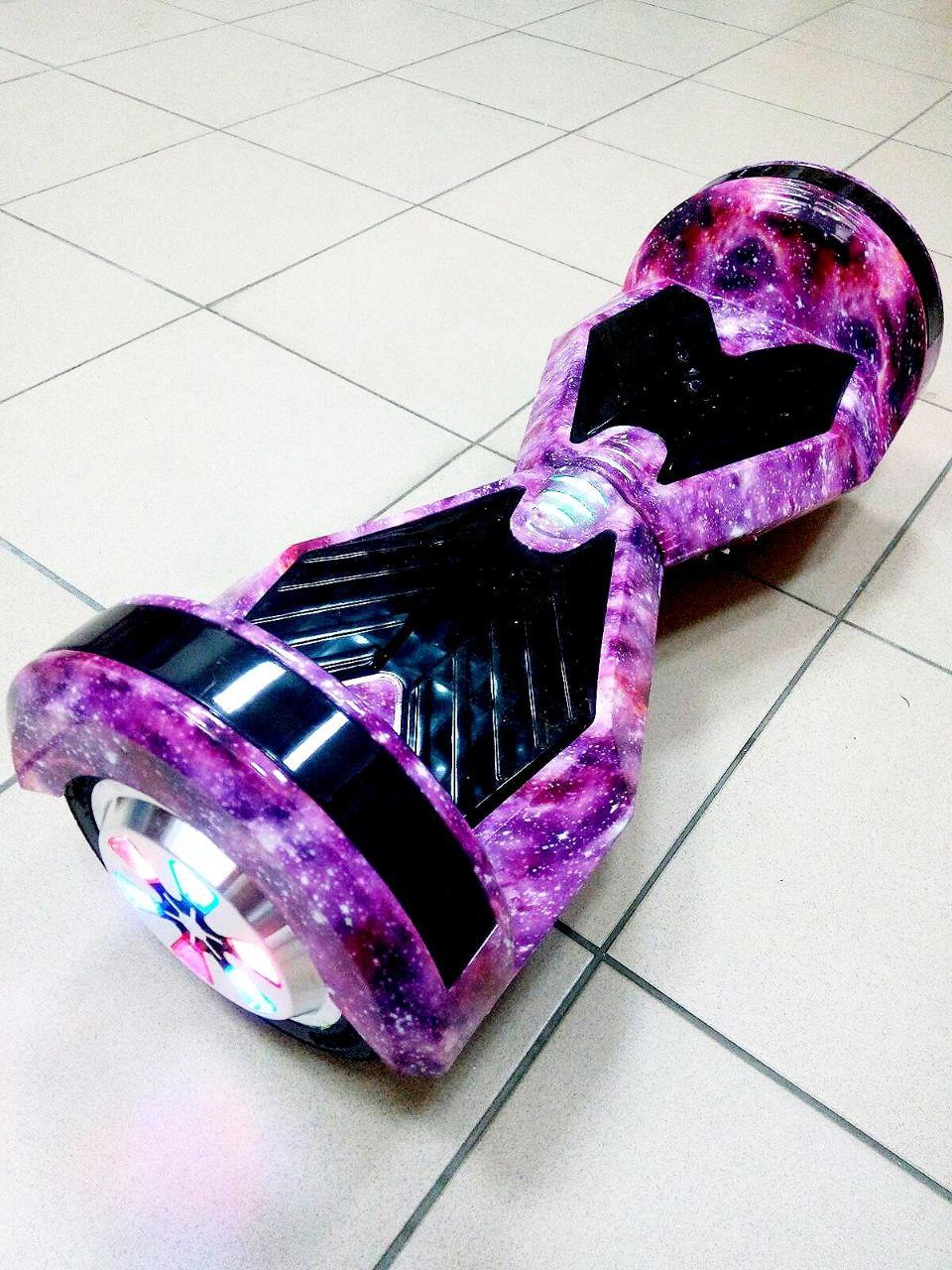 Гіроборд, гіроскутер 8 дюймів Smart Balance wheel із самобалансом рожевий космос, фото 1