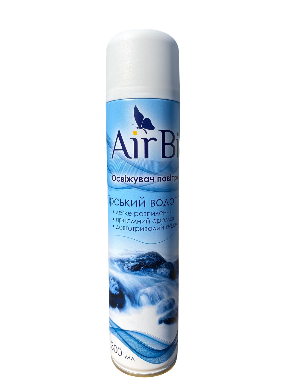 Освежитель воздуха аэрозоль AirBi Горный водопад 300 мл - фото 1 - id-p1886990682