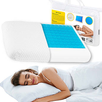 Подушка ортопедична 4FIZJO Med+ 40 x 58 см охолоджувальна для сну 4FJ0409