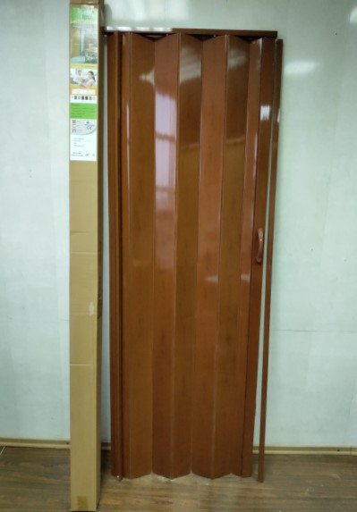 Двері гармошка глуха 810х2030х6мм Черешня №7