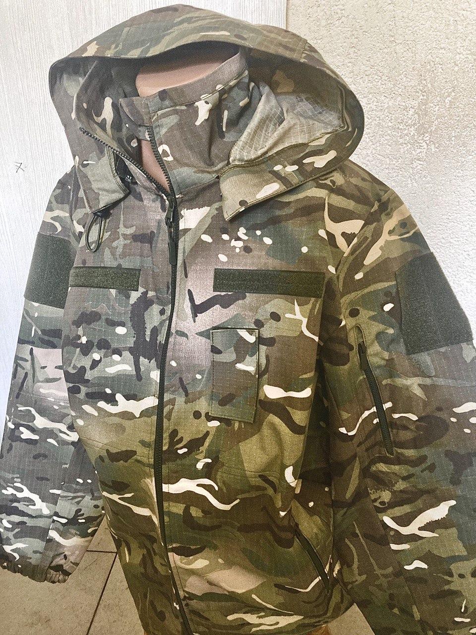 Куртка тактическая размер 56,летняя ветровка мультикам ткань рип-стоп, куртка военная армейская для ВСУ - фото 3 - id-p1887003601