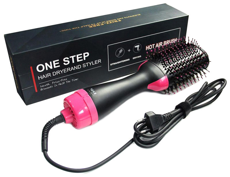 Фен-щітка для укладки волосся One Step Hot Air Brush