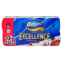 Туалетная бумага Ooops! Excellence 3-х слойная 8 шт 150 отрывов