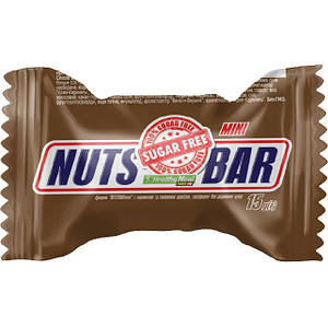 Конфети Healthy Meal "Nuts Bar mini" з кармелем та змаженим арахісом, глазуровані без цукру 15g