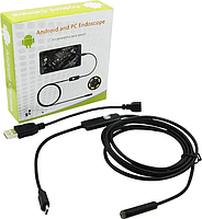 Камера Эндоскоп Android and PC Endoscope гибкая USB-камера 100P [ОПТ]