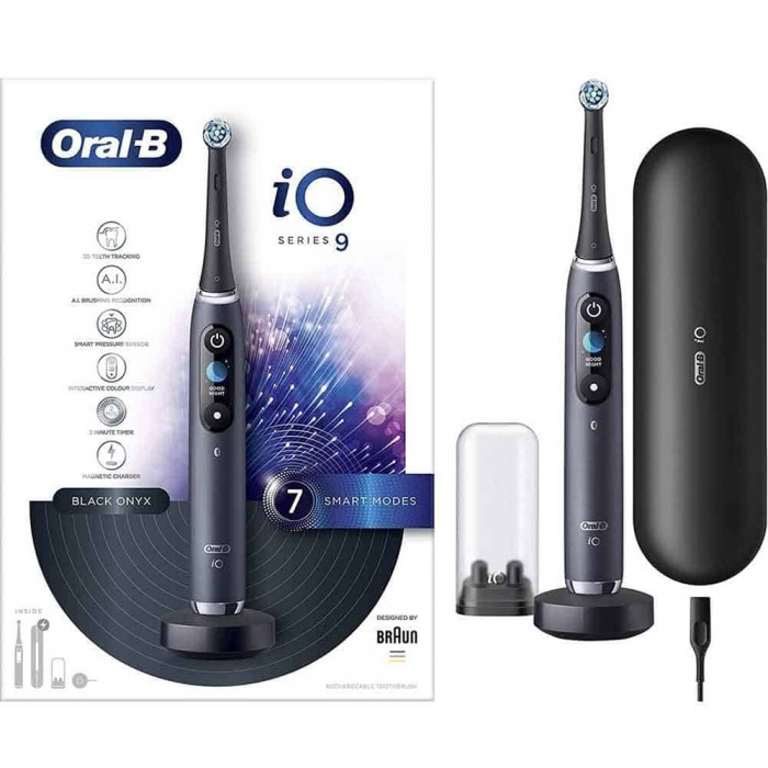 Електрична зубна щітка з Bluetooth  із футляром Braun Oral-B iO Series 9N Black