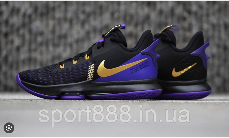 Nike LeBron Witness V Леброн Витнесс 5 сині чоловічі баскетбольні кросівки