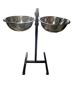 Стійка з мисками для собак 41/31/68см 3,5 л