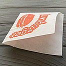 Куточок білий Hamburger 79Ф (150х140 мм), фото 2