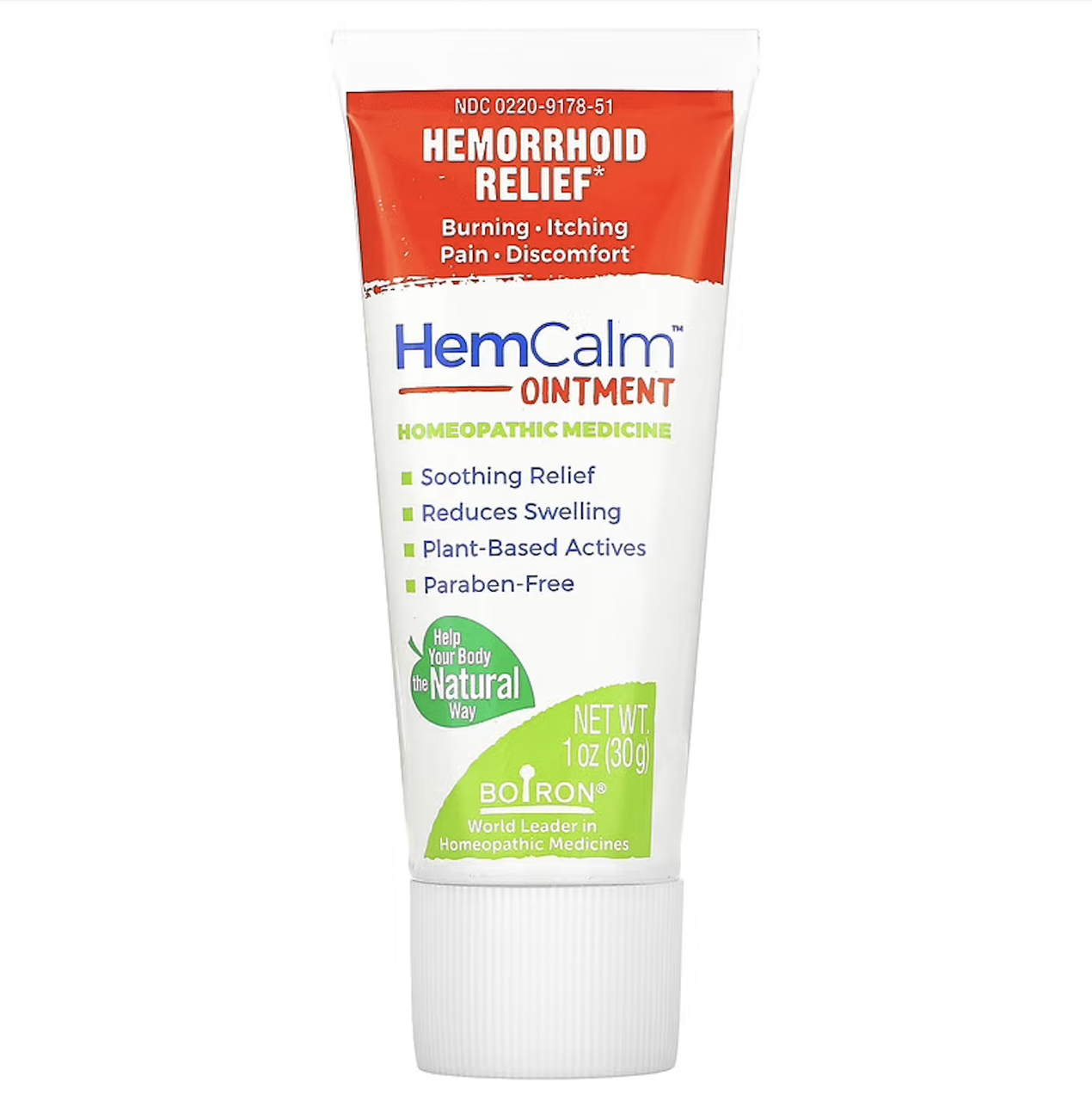 Boiron, Мазь HemCalm, засіб від геморою, 1 унція (30 г)
