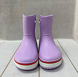 Дитячі чобітки для дівчинки бузкові легкі з EVA піни  24 - 28, фото 3