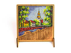 Набір для вишивки на дерев’яній основі ТМ Embroidery Craft Міський берег K2S-015