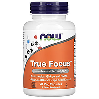 NOW Foods, True Focus, 90 растительных капсул