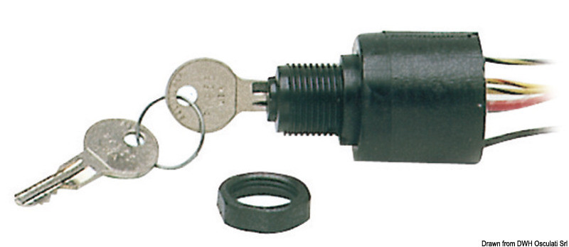 Замок запалювання Mercury 6pin 3пол (52.966.00)